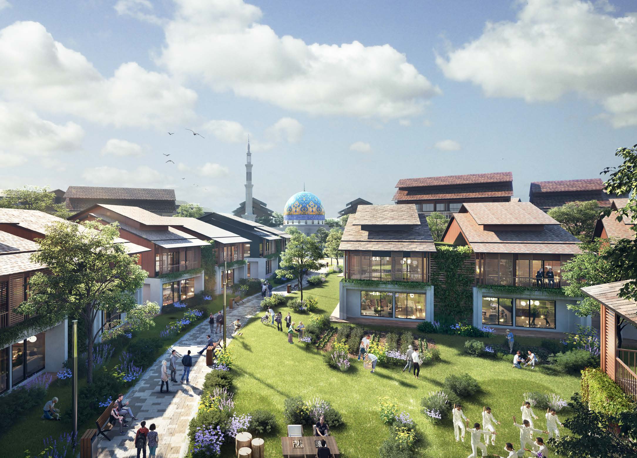 Al-Ikhlas Care Village concept imagery